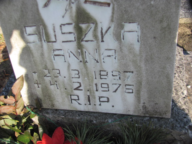 Anna Suszka 1897 Zabrze Pawłów - Grobonet - Wyszukiwarka osób pochowanych