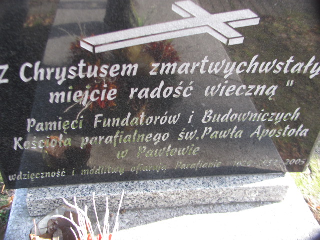  Grób symboliczny Zabrze Pawłów - Grobonet - Wyszukiwarka osób pochowanych