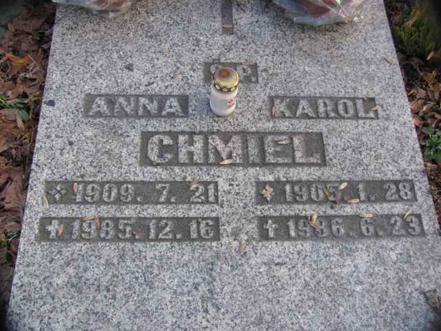 Anna Chmiel 1909 Zabrze Pawłów - Grobonet - Wyszukiwarka osób pochowanych