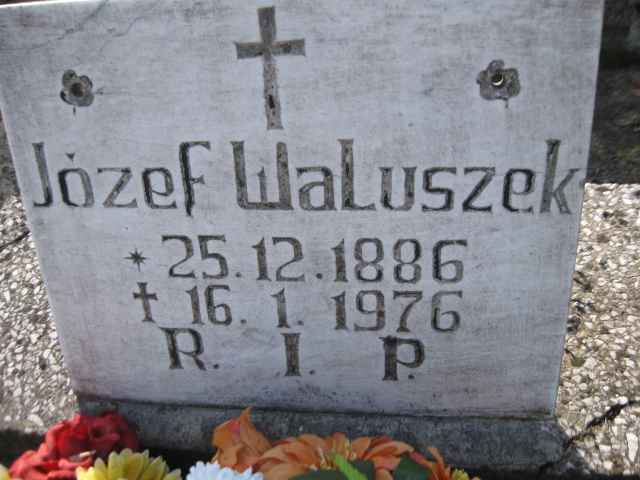 Józef Waluszek 1886 Zabrze Pawłów - Grobonet - Wyszukiwarka osób pochowanych
