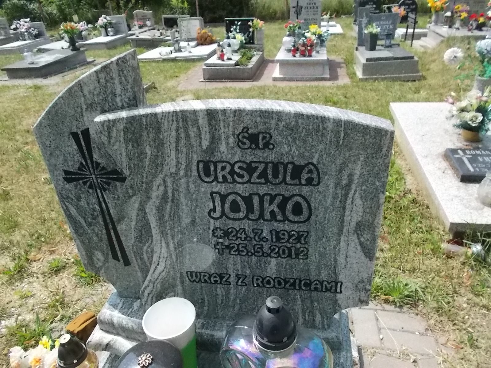 Urszula Jojko 1927 Zabrze Pawłów - Grobonet - Wyszukiwarka osób pochowanych