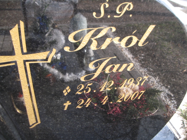 Jan Król 1937 Zabrze Pawłów - Grobonet - Wyszukiwarka osób pochowanych