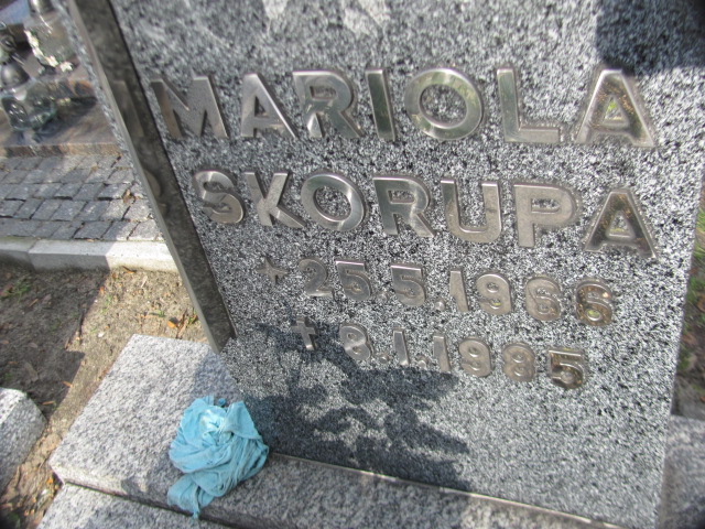 Mariola Skorupa 1966 Zabrze Pawłów - Grobonet - Wyszukiwarka osób pochowanych