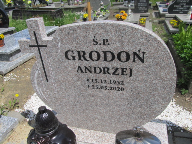 Andrzej Grodoń 1952 Zabrze Pawłów - Grobonet - Wyszukiwarka osób pochowanych