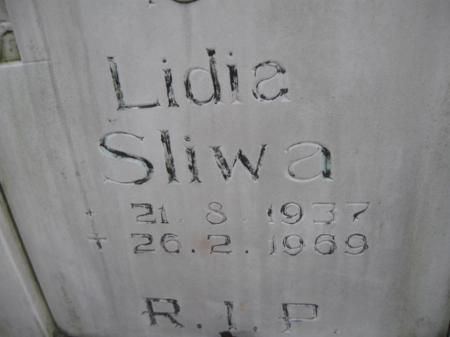 Lidia Śliwa 1937 Zabrze Pawłów - Grobonet - Wyszukiwarka osób pochowanych